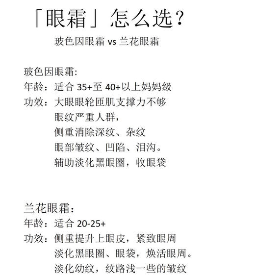 重磅皱纹橡皮玻色因多肽肉毒素眼霜VA三叶鬼针草抗糖深纹紧致凹陷15g 商品图6