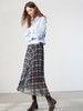 【百图lulu定制】【潮汐半裙】  复古格子   百褶半身裙  A字半裙 商品缩略图6