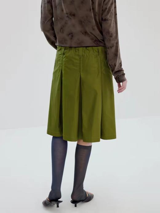 Simple Project/K2632/涂层不规则褶裥A字半裙 商品图3