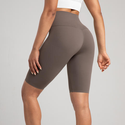 跃牌【倚窗听雨】Athena lulu瑜伽五分裤女NlLlT尼龙66无尴尬线裸感运动速干短裤DK165 商品图1