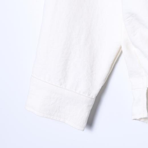 SDSA男装2026新款高贵轻奢韩版简约拼接前短后长套头立领衬衫百搭 商品图3