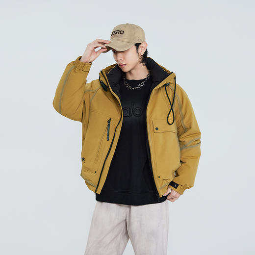 【新品上新】HX 冬季短款带帽羽绒服Z100540108101 商品图1