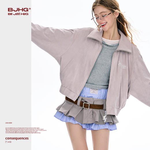 FTT Flythetruth双层半身裙女款夏款新款休闲Miu风辣妹百褶裙短裙 商品图1