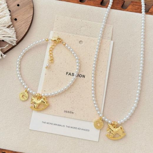 碎冰冰小马项链手链 | 一抹精致鎏光，点亮新年穿搭，百搭又显肤白 商品图5