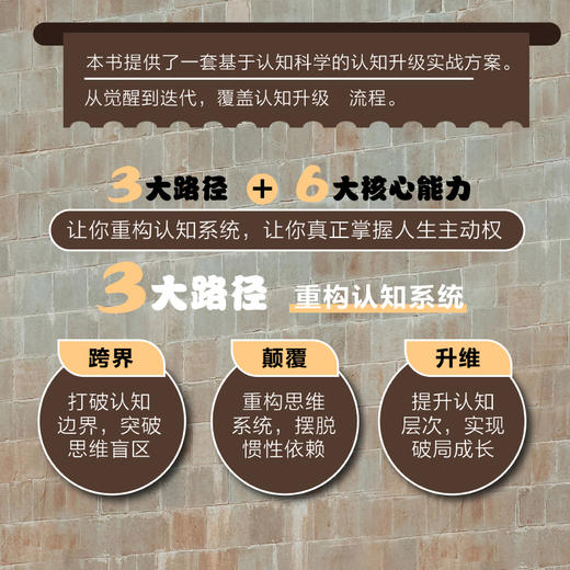 拆掉看不见的墙：如何重构你的认知系统 叁橙著认知思维训练书籍成功励志个人成长重塑提升认知觉醒 商品图3