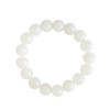 【天然正品】天然无杂裂约12MM俄料一级白和田玉圆珠手串16CM（弹力绳）260126NJM64 商品缩略图0
