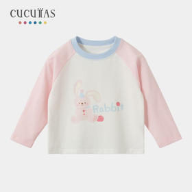 Cucutas女幼童长袖T恤CY26SPW642粉红80#-140#