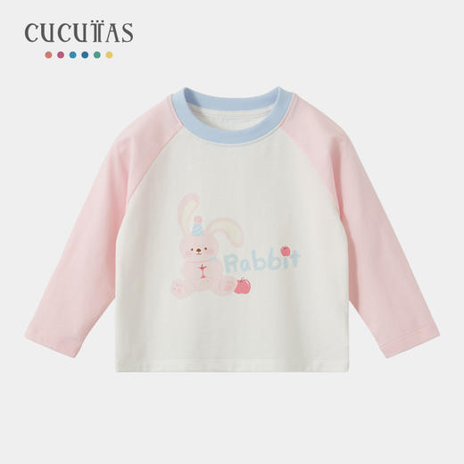 Cucutas女幼童长袖T恤CY26SPW642粉红80#-140# 商品图0