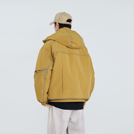 【新品上新】HX 冬季短款带帽羽绒服Z100540108101 商品图3