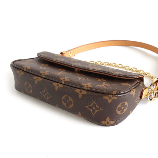 【98新】LV路易威登M81911棕色老花IVY腋下包链条包单肩包女士310126AK04 商品图6