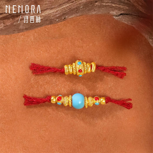 缤纷珐琅足金路路通转运珠 一物多戴项链手链挂饰 MEMORA诗普琳HP933101、HP933001（线上专供） 商品图9