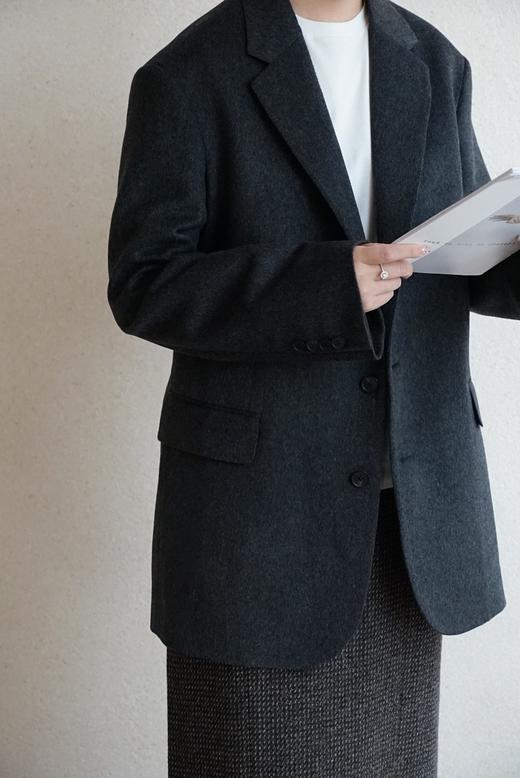 Auralee 羊绒磨毛西装(CASHMERE MOLESKIN JACKET) 商品图1