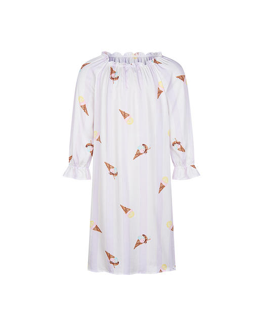 【5F】爱慕儿童条纹冰激凌长袖睡裙 AK144L431 商品图4