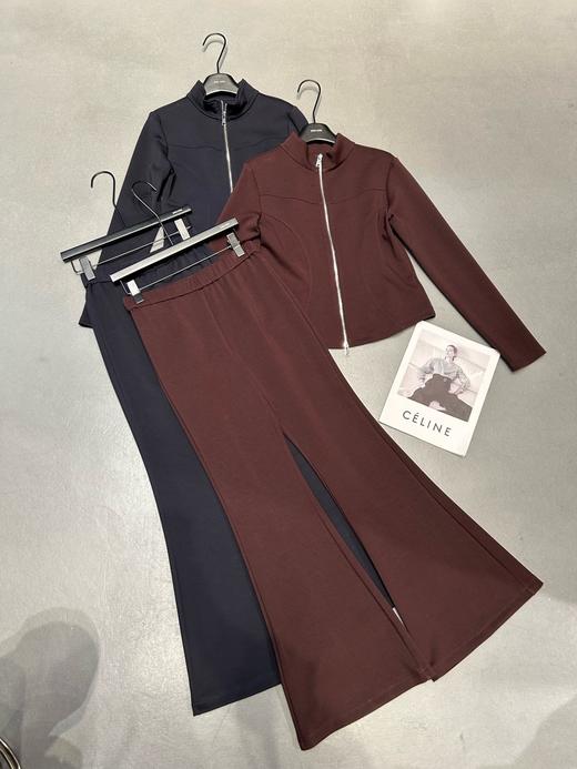 SC1AL01_绀蝶色_外套_春季_立领拉链收腰修身长袖休闲_高级女装_BERNIEELEN 伯妮斯茵 商品图2