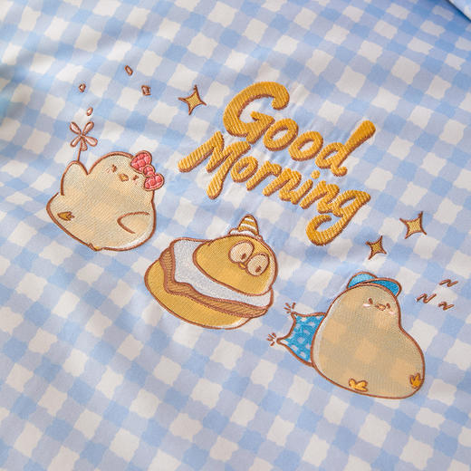 多喜爱 60S新疆长绒棉套件 Qi可Qi克-早安奇可/愿望奇克/奇克日记/奶油蜜瓜【新疆长绒棉】【缎纹工艺】【7A抗菌】【礼盒包装】 商品图10