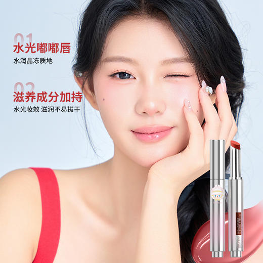 测评优品-SyLiRose 水漾光感唇冻 保湿唇膏 奇萌泰迪联名款 显白 商品图2