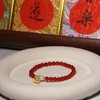红玛瑙珍珠手串 单颗珍珠 5-6mm 玛瑙珠子 4mm  三颗珍珠 6-7mm 玛瑙珠子 6mm 配件 925 银镀金   新年氛围感 商品缩略图11