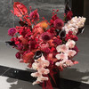 《锦晧》蝴蝶兰红掌冬青马蹄莲大丽花年宵花抱抱桶 商品缩略图1