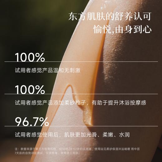 【首品专享】浴见-柔砂保湿沐浴啫喱（广藿檀、雨中苔）沐浴露洗香香洗澡 商品图2