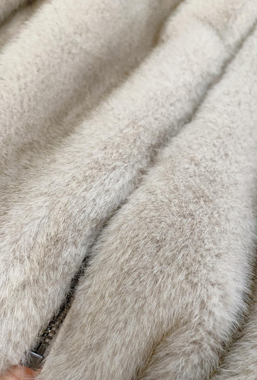 极限特惠 现货发 渠道货 MC环保皮草 时髦立领 拉链外套 保暖松弛 我穿L 商品图14