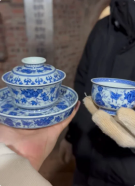 瓜蝶绵绵的茶具