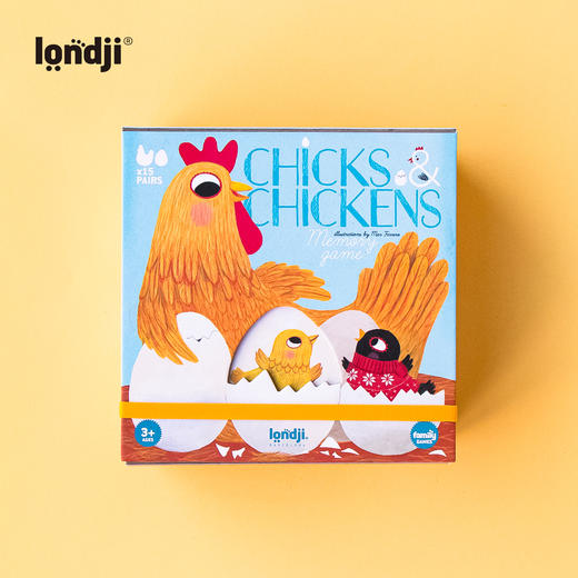 Londji 小鸡找妈妈 桌游 专注记忆 适合年龄3岁+ 西班牙玩具戏 DI022U 商品图1