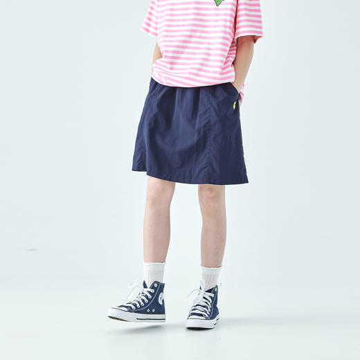 棵初26年夏季新款亲子中大女童轻量机能半裙内置衬裤防泼水A字裙 商品图3