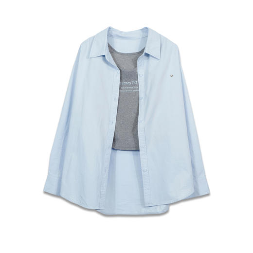 休闲百搭背心衬衫两件套-纪念日百货门店同款169494430 商品图4