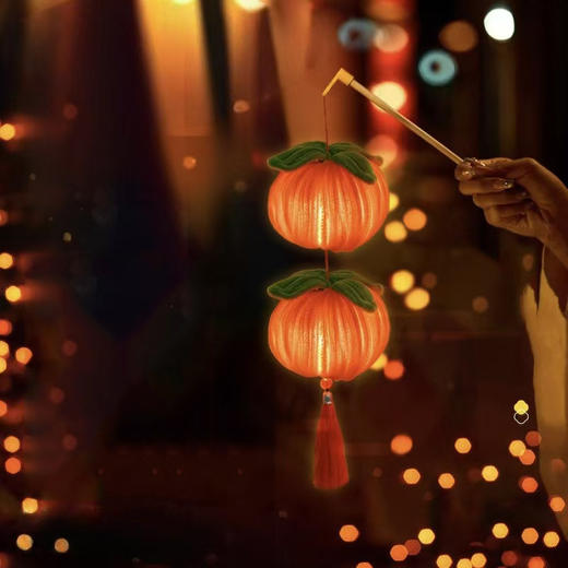 【春节不打烊】【DIY扭扭棒烟花灯&绣球柿子灯笼】手工材料包发光节日亲子活动装饰礼物 商品图4