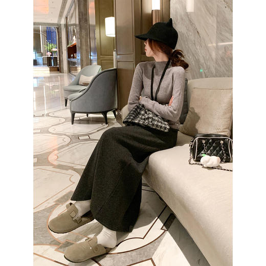 <曾小咸推荐>2.24现货秒杀 ！微信超特价！韩系加绒a字裙 日常159.99 立减90 秒杀69.99！！ 商品图1