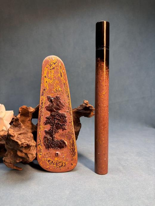 【小叶紫檀大漆香筒香插】| 大梦香堂 商品图0