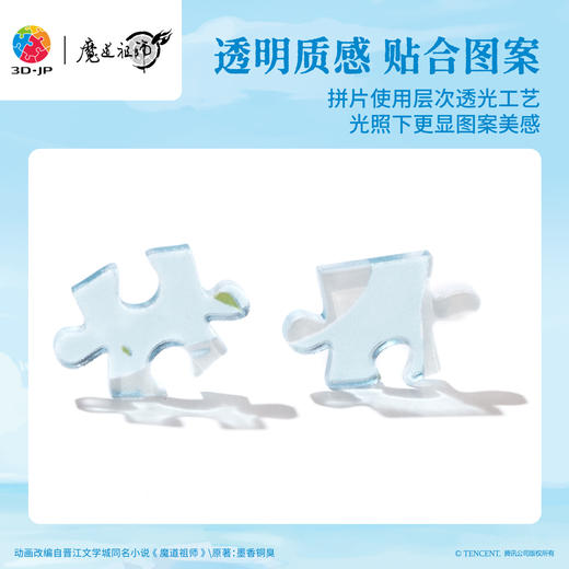 80片 迷你盲盒拼图 Q1365 魔道祖师动画 拾光絮语 商品图2