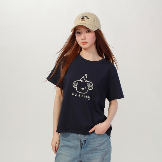 可爱柔软百搭短袖T恤-纪念日百货门店同款169493390 商品图0