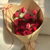 《鸿运满盈》红色郁金香高原红花束 商品缩略图2