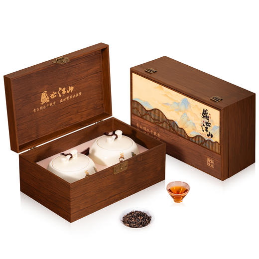 【顺丰春季茶礼】茶叶 红茶 金骏眉  盛世江山 茶叶礼盒  茶饮 华源 330g 商品图10