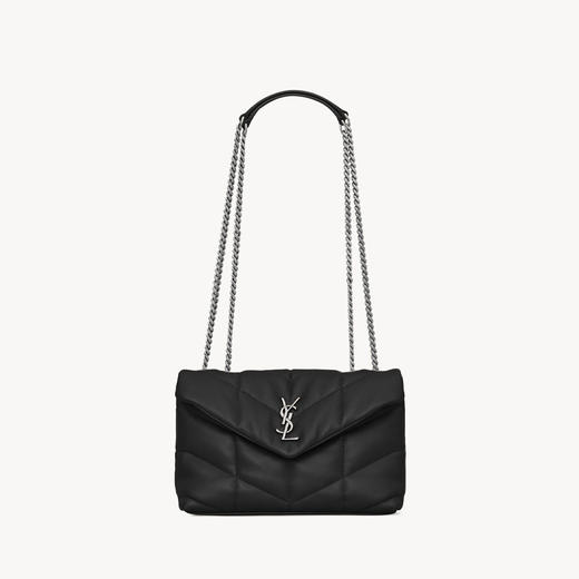 SAINT LAURENT 圣罗兰 女士迷你版经典LOULOU puffer单肩包 黑色 759337 1EL00 1000 商品图0