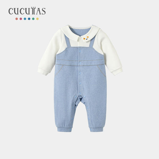 Cucutas男婴童连体服CY26SPW207牛仔蓝66#-90# 商品图0