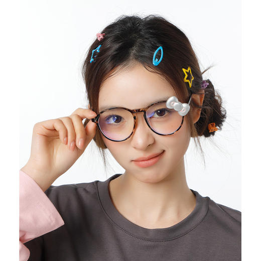 【积分兑】甜妹可爱萌趣平光镜眼镜-纪念日百货门店同款169098429 商品图1