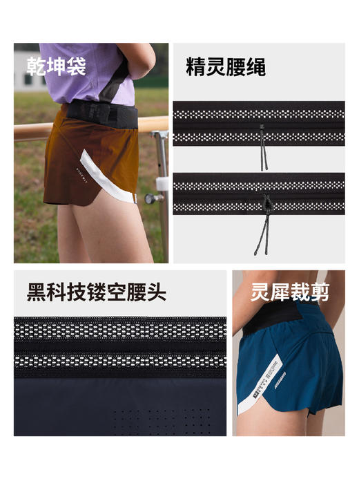 BODYWIT赤乌pro3.0女1.5寸马拉松短裤 商品图2