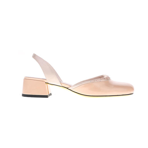 sheme原创设计羽翼鎏光系列刺绣水晶点缀后空女士单鞋可定制 商品图0