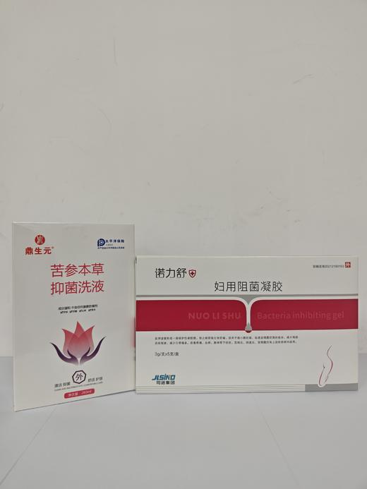 （套餐）诺力舒妇用阻菌凝胶+苦参本草抑菌洗液 商品图0