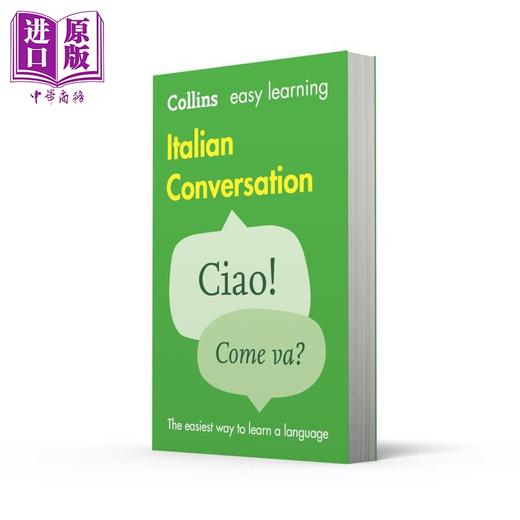 【中商原版】柯林斯易学意大利语会话 第2版 意大利语口语日常表达 Collins Easy Learning Italian Conversation 2nd edition 商品图1
