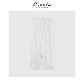 04-3潘依绣丁丁宠粉100%棉休闲百搭弯刀松紧腰休闲裤 T2503