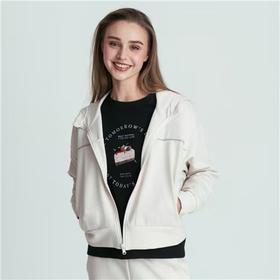 佐丹奴女装26年新款空气三明治拉链连帽外套05376124