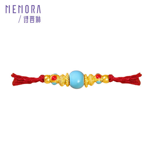 缤纷珐琅足金路路通转运珠 一物多戴项链手链挂饰 MEMORA诗普琳HP933101、HP933001（线上专供） 商品图12