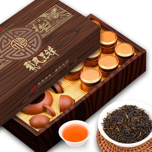 【粉丝专属❗️正宗武夷桐木金骏眉礼盒】每一口都是满满的茶香，肉桂红茶叶普洱茶陈皮白茶乌龙茶叶，马年新年送礼好物年货礼盒L 商品图4