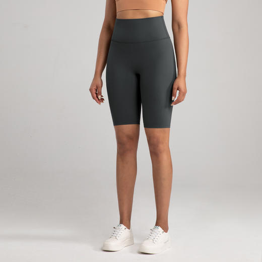 跃牌【倚窗听雨】Athena lulu瑜伽五分裤女NlLlT尼龙66无尴尬线裸感运动速干短裤DK165 商品图2