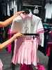 G4家夏季女士撞色POLO短袖衫来了！一起过夏天吧，撞色的领子袖子好清新动感的颜色！上身就是高球运动活力MM的既视感！青春活力，面料排汗快干，遮肉显瘦，运动及约会逛街都是元气满满的不二选择！ 商品缩略图1