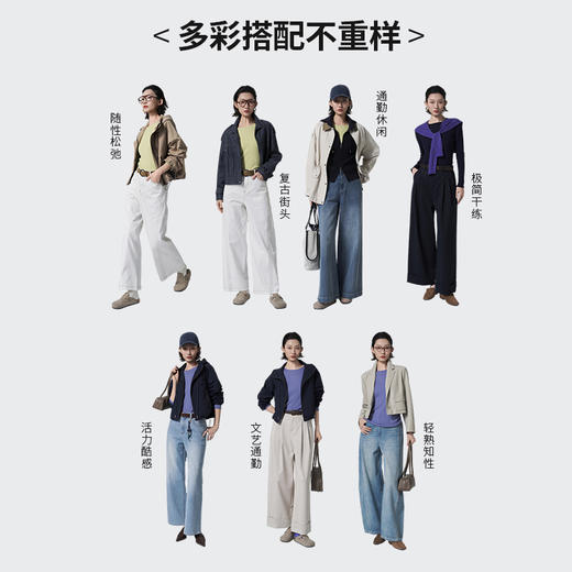 【商场同款】CNK6351 “三色软云衫 ” 轻盈柔软知性大气 侧边抽绳调节造型 亲肤好打理 毛衫 商品图10