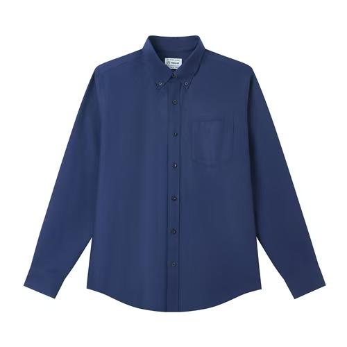 佐丹奴男装26年新款净色长袖衬衫01046023 商品图3